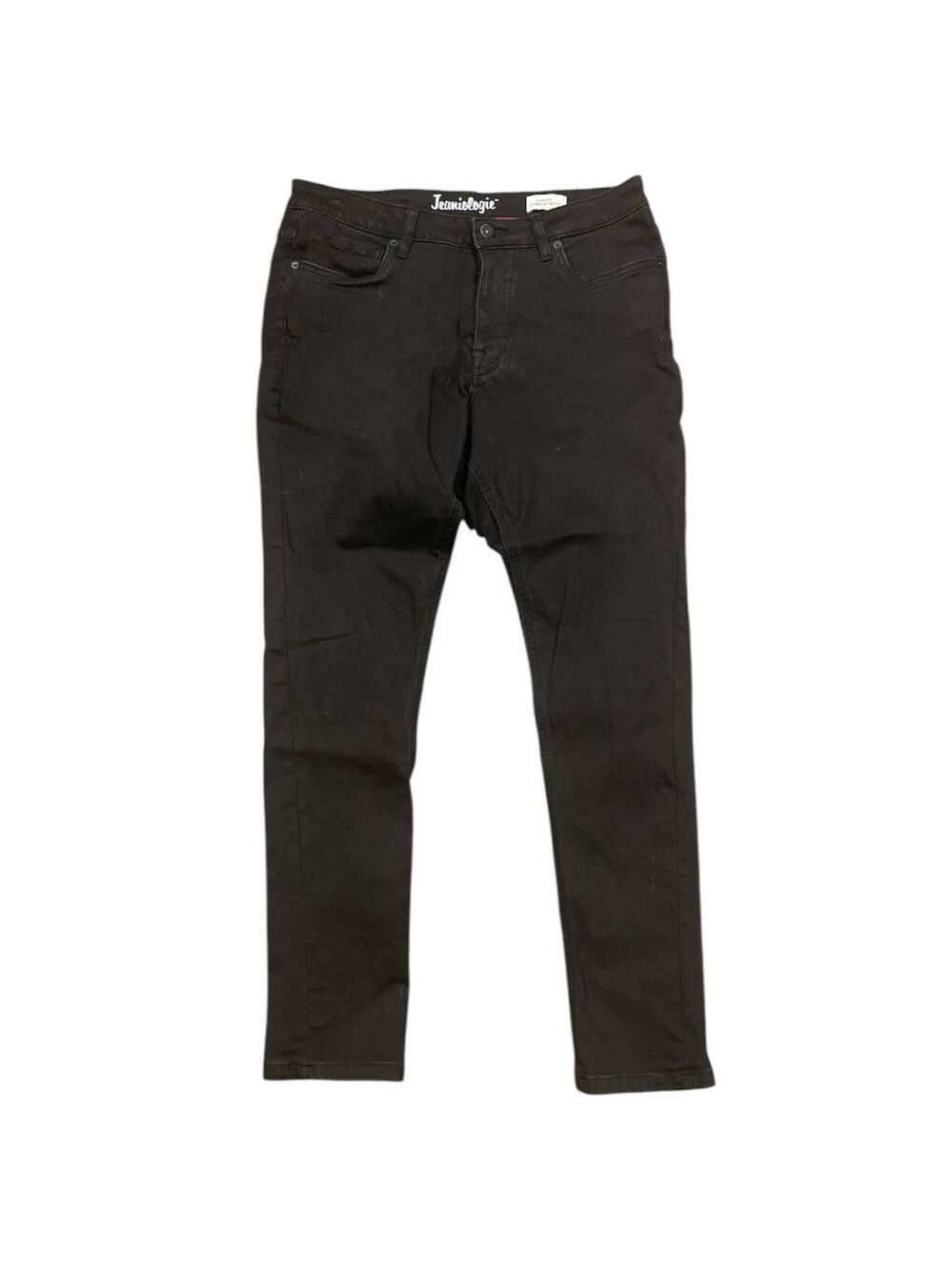 Jeaniologie W32” black slim fit stretch jeans